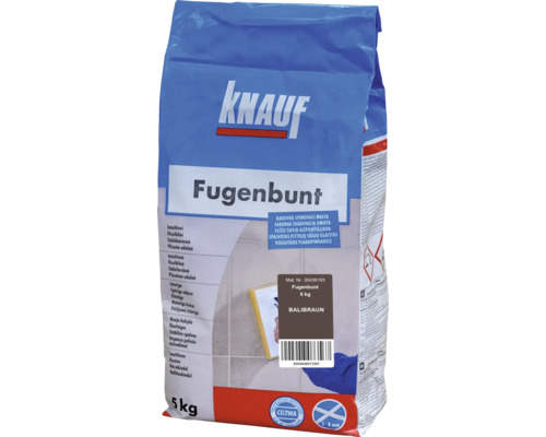 Škárovacia hmota KNAUF Fugenbunt Balibraun, 5 kg, bali hnedá