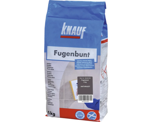 Škárovacia hmota KNAUF Fugenbunt Anthrazit, 5 kg, antracit