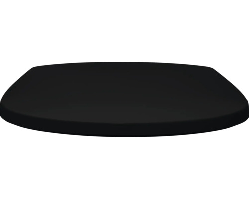 Čierne záchodové sedadlo