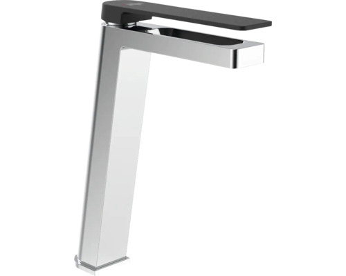 Vysoká umývadlová batéria s obdĺžnikovým výtokom