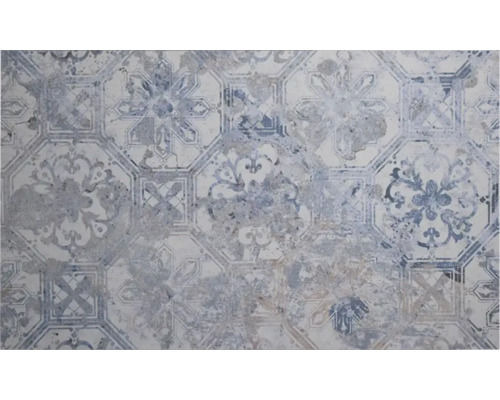 Obkladový panel do kuchyne mySpotti Profix modrá dlažba Vintage 100 x 60 cm PX-10060-1917-HB