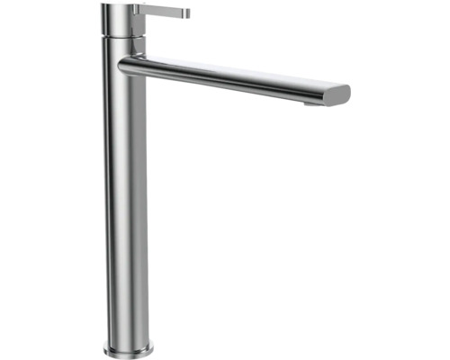 Umývadlová batéria z kovu s vysokým výtokom