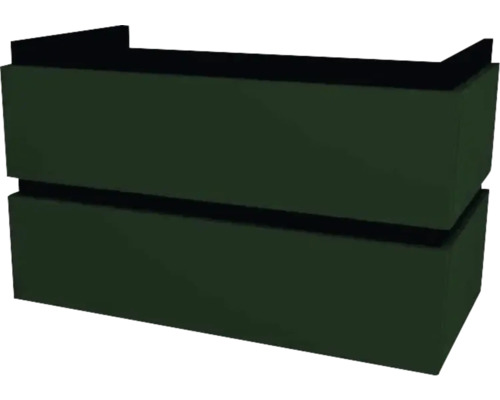 Kúpeľňová skrinka pod umývadlo Devo Viva 2.0 zelená matná 84 x 51 x 44 cm VV2-SU2S84x51-F77 Dvojitý plastový kvetináč