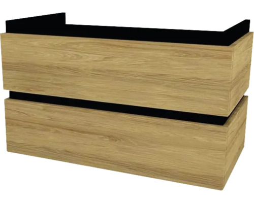 Kúpeľňová skrinka pod umývadlo Devo Viva 2.0 orechovec 84 x 51 x 44 cm VV2-SU2S84x51-P71 Skrinka pod umývadlo s dvoma zásuvkami a policou