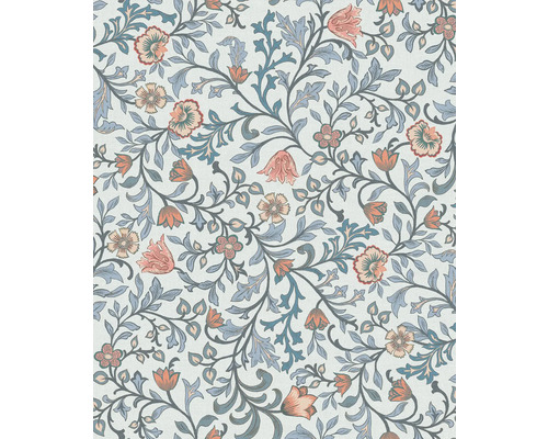 Vliesová tapeta FLORAL sivá zelená 10,05x0,53m Heritage Tapeta s kvetinami a listami