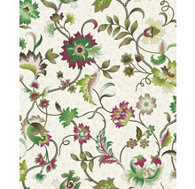 Vliesová tapeta FLORAL sivá zelená 10,05x0,53m Heritage