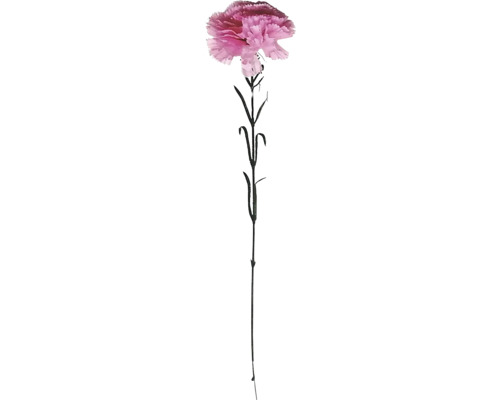 Umelý kvet karafiát 53 cm ružová
