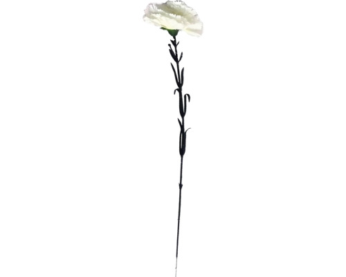 Umelý kvet karafiát 53 cm biela