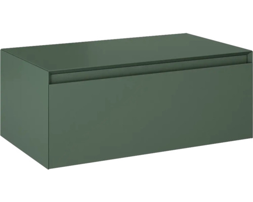 Kúpeľňová skrinka nízka Jungborn DECEM forrest zelená 800 x 319 x 458 mm 168936 Skrinka pod umývadlo
