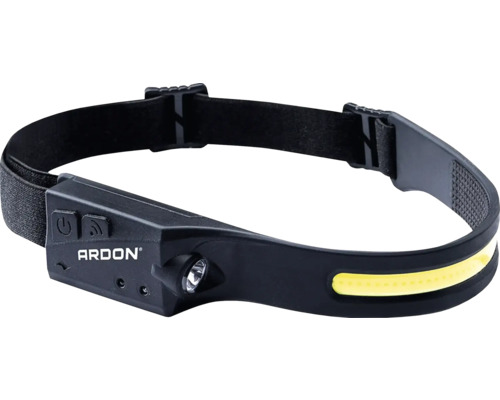 LED čelovka ARDON 350lm, USB-C, bezdotykové ovládanie
