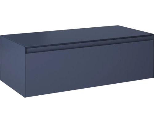 Kúpeľňová skrinka nízka Jungborn DECEM navy modrá 1000 x 319 x 458 mm 168942