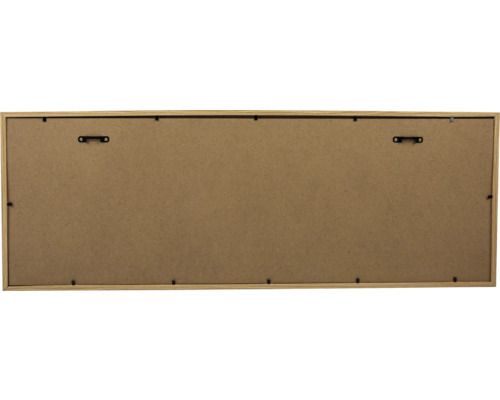 Zadná strana dreveného rámu na obrazy s vešiakmi