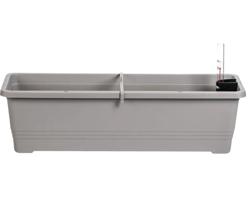 Kvetináč s meračom zavlažovania a priehradkou