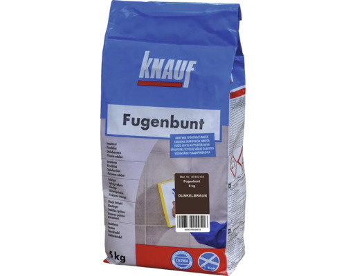 Škárovacia hmota KNAUF Fugenbunt Dunkelbraun, 5 kg, tmavo hnedá