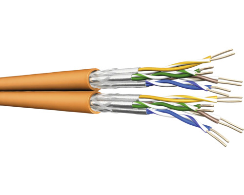 Dátový kábel Duplex CAT7 S/FTP 50m