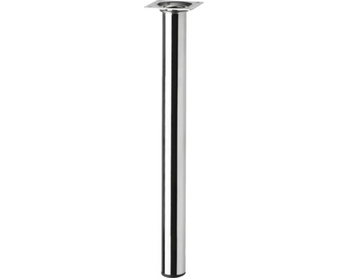 Stolová noha okrúhla 400xø30 mm chróm