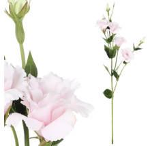 Dekoratívna umelá kvetina Lisianthus s kvetmi a listami