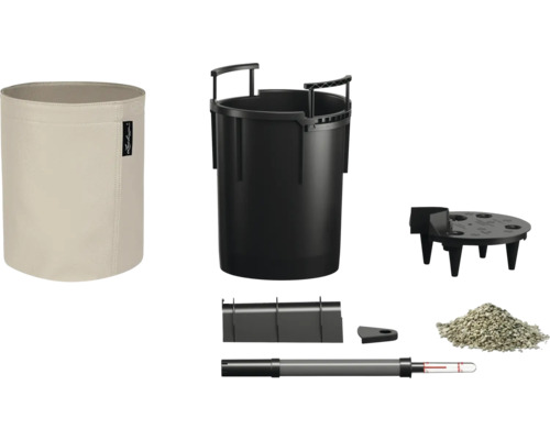 Kvetináč s vložkou, indikátor zavlažovania a príslušenstvo