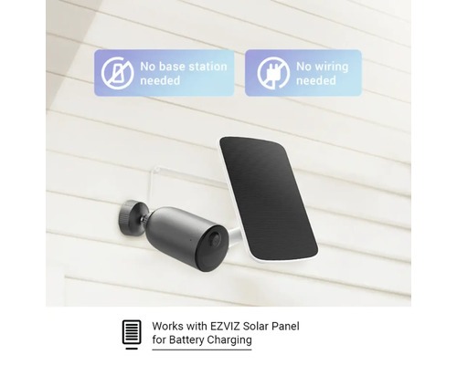 Bezdrôtová bezpečnostná kamera so solárnym panelom na nabíjanie batérie, nie je potrebná žiadna základňová stanica ani kabeláž