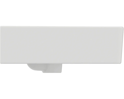 Biele keramické umývadielko na montáž na stenu