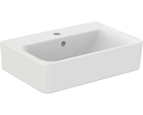 Klasické umývadlo Ideal Standard Connect sanitárna keramika biela 55 x 37,5 x 17,5 cm E714001