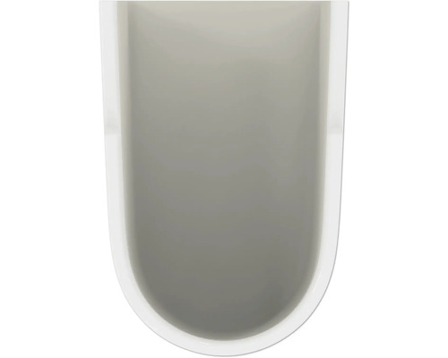 Detailný pohľad na pisoár.