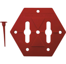 Plastová podložka s montážnym kolíkom