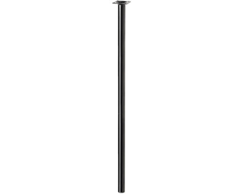 Stolová noha okrúhla 800 x ø30 mm čierna