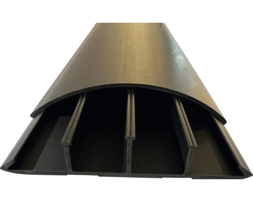 Lišta na káble Roth Lange 10002662 75x18 mm 70 cm, čierna Plastový káblový ochranný uholník pre vnútorné použitie