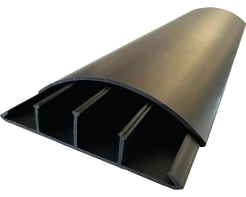 Plastový káblový kanál v polkruhovom tvare