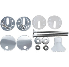 Upevňovacia sada pre WC sedadlá so skrutkami, maticami a podložkami