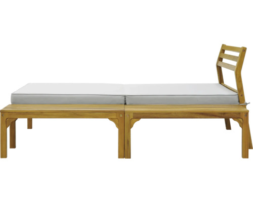 Záhradná lavica z dreva so sedákom