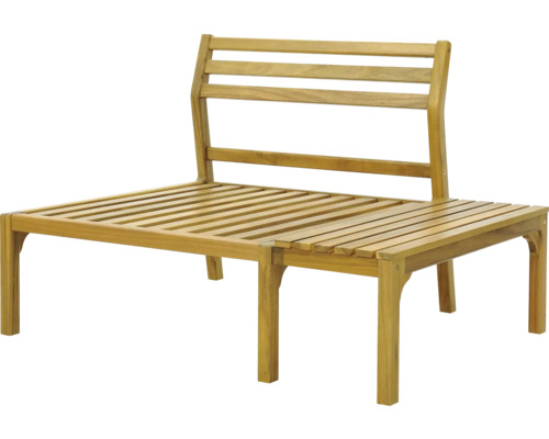 Drevená záhradná lavička s operadlom