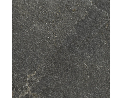 Detail tmavej podlahovej dlaždice so vzhľadom kameňa