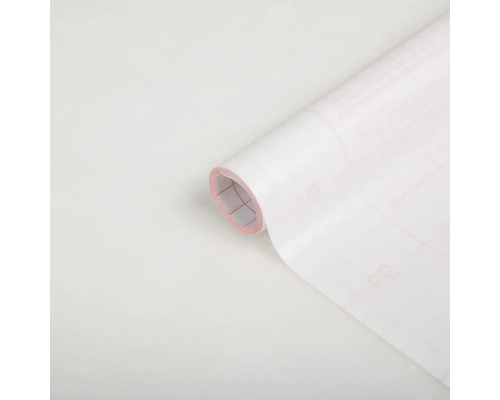 Rolka transparentnej nábytkovej fólie s mriežkovými čiarami