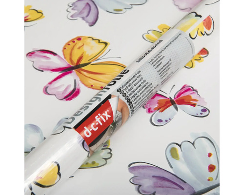 Rolka samolepiacej fólie s motýľovým vzorom