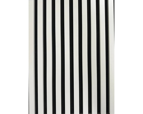 Akustický panel biely, šírka lamely 26 mm, 20 x 450 x 2650 mm