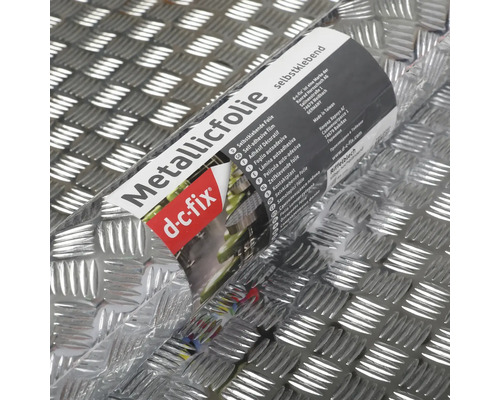 D-c-fix Metalická fólia Riffelblech, samolepiaca fólia