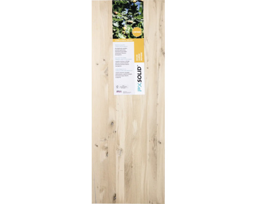 Masívna drevená doska dub, 1200x400x18 milimetrov