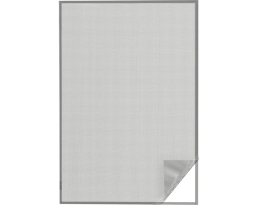 Sieťka na okno PLUS Home Protect antracit 130x150 cm Sieť proti hmyzu s rámom