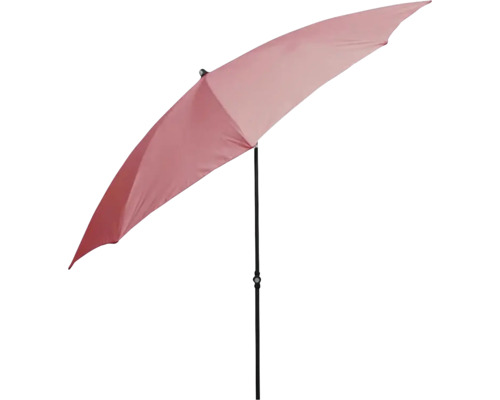 Ružový slnečník s čiernym rámom