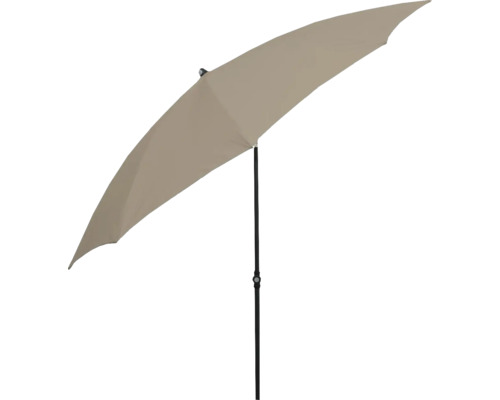 Záhradný slnečník s čiernym stojanom