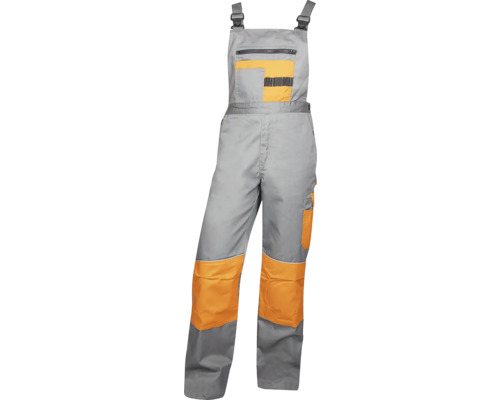 Nohavice ARDON náprsenka ARDON 2STRONG sivo oranžová veľkosť 46