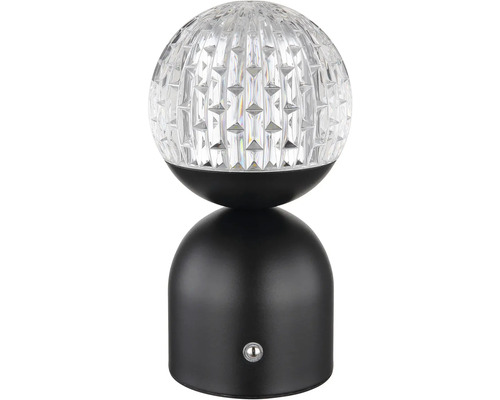 LED stolová lampa Globo 21007S JULSY 2,5 W 173lm 2700-6500K čierna dobíjacia