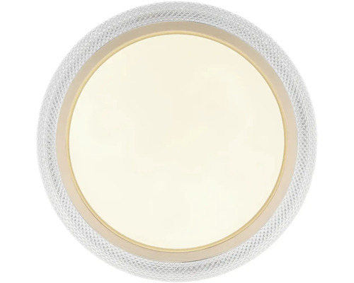 Okrúhle stropné svietidlo so štruktúrovaným okrajom