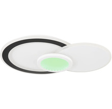 LED stropné svietidlo s tromi kruhovými svetelnými plochami