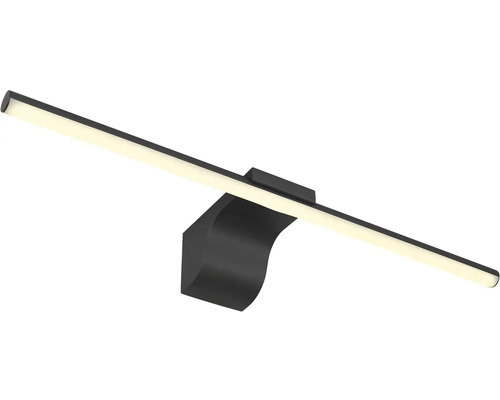 Čierne LED nástenné svietidlo pre interiér