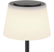 Stolná lampa s plisovaným tienidlom