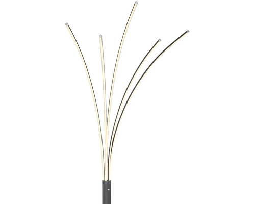 Stojaca lampa s niekoľkými svetelnými ramenami