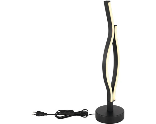 Dekoratívna LED stolná lampa so zakriveným dizajnom pre vnútorné použitie